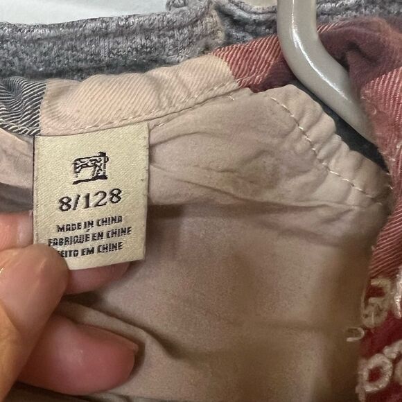 Scotch Shrunk Long Sleeve Removable Hood Button Up Plaid Sz 8 - Picture 5 of 13